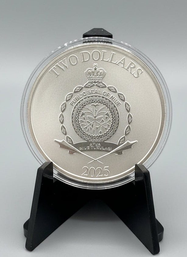 1 oz 0.999 Fine Silver Coin Captain America vs Thanos | NUIE New Zealand Mint