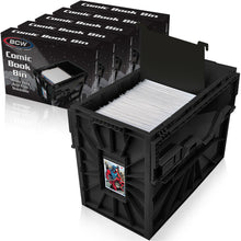 Short Comic Book Bin | Hard plastic | Color Select