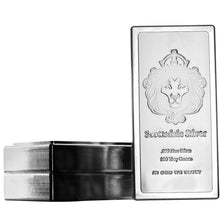 Scottsdale Stacker King Lion 100 oz Silver Bar | 0.999 Fine Silver