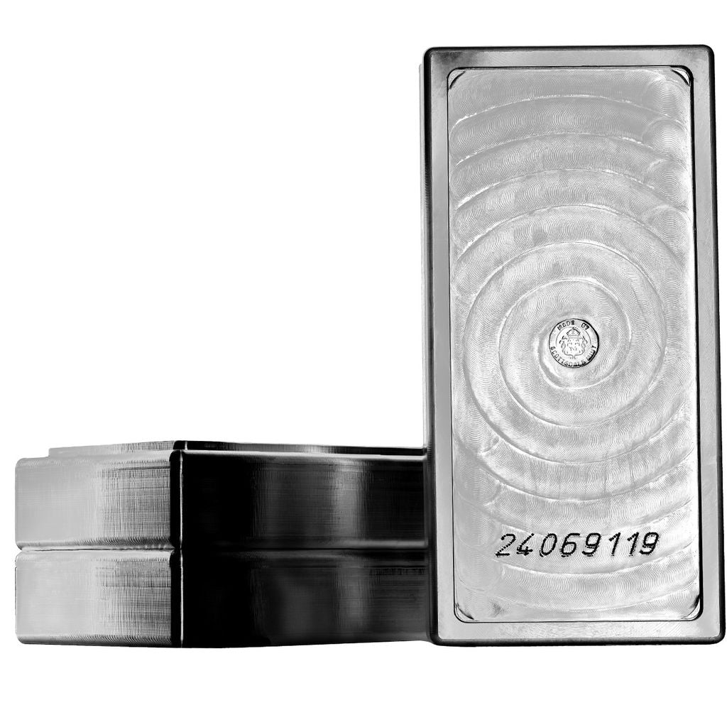 Scottsdale Stacker King Lion 100 oz Silver Bar | 0.999 Fine Silver
