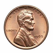1909-S Lincoln Wheat Cent – Rose Copper Tone