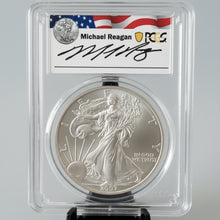 2007-W American Silver Eagle — SP-70 Burnished | PCGS Certified | Reagan Legacy Series