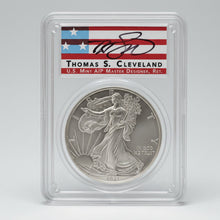 2021-(P) $1 American Silver Eagle T1 Emergency Issue PCGS MS70 — Thomas Cleveland Label