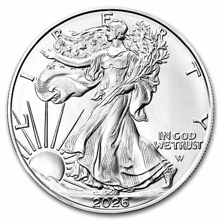 1 oz American Silver Eagle (2026) BU | .999 Fine Silver Coin