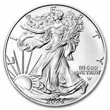1 oz American Silver Eagle (2026) BU | .999 Fine Silver Coin