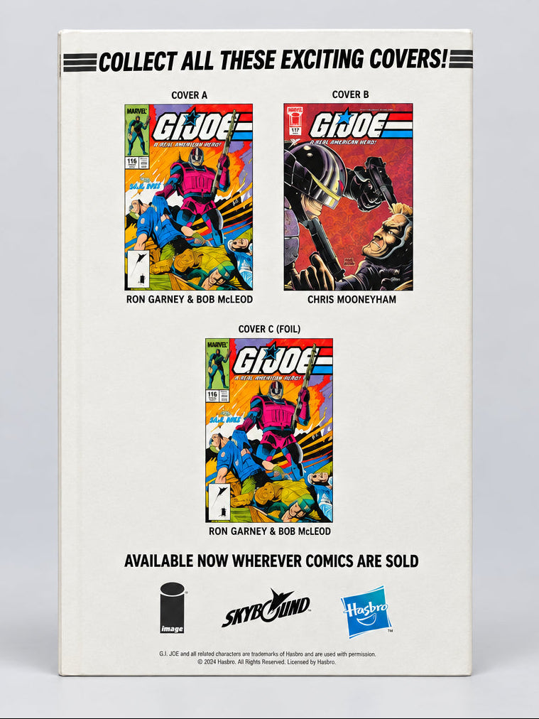 G.I. Joe: A Real American Hero #110 Hama Files Edition- Cover A (Ron Garney & Bob McLeod) |1st Print| Image 2026