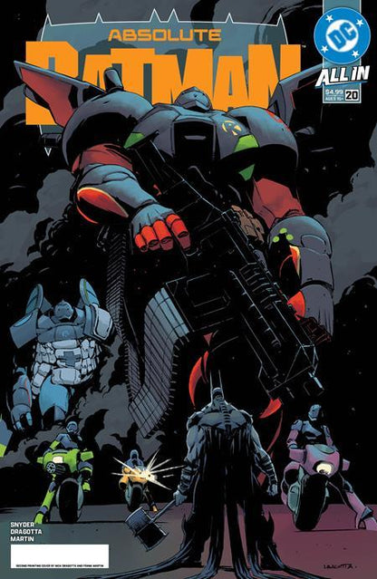 Absolute Batman #20 — Cover A (Nick Dragotta) | 2nd Print | DC 2026