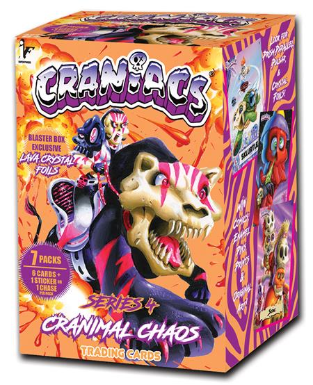 2026 Craniacs Trading Cards Series 4 Cranimal Chaos Blaster Box