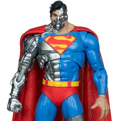 McFarlane Toys DC Multiverse Cyborg Superman 7-Inch Action Figure | Vault Collection Wave 2