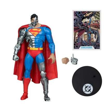 McFarlane Toys DC Multiverse Cyborg Superman 7-Inch Action Figure | Vault Collection Wave 2