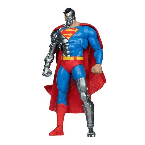 McFarlane Toys DC Multiverse Cyborg Superman 7-Inch Action Figure | Vault Collection Wave 2