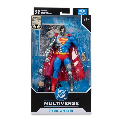 McFarlane Toys DC Multiverse Cyborg Superman 7-Inch Action Figure | Vault Collection Wave 2