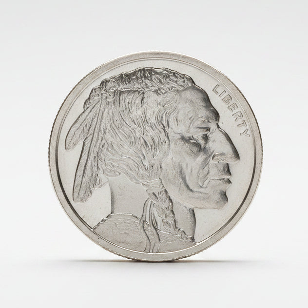 1/2 oz Buffalo Round .999 Fine Silver — Golden State Mint (GSM)