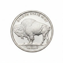 1/2 oz Buffalo Round .999 Fine Silver — Golden State Mint (GSM)