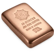 GR Reserve 10oz .999 Fine Copper | Polished Cast Bar