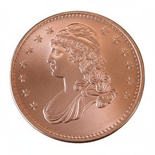 1 oz .999 Fine Copper Round | Capped Bust Design