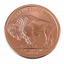 1 oz .999 Fine Copper Round | GSM Buffalo Design