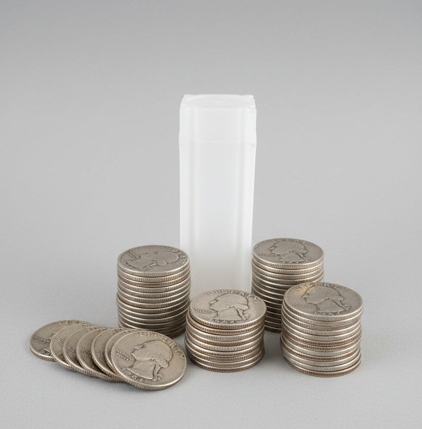 90% Silver Washington Quarters | Circulated | Random Dates & Mints (1933–1964)