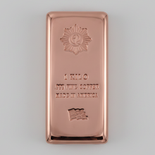 GR Reserve 1 Kilo Polished Copper Cast Bar | .999+ Fine | Brand New