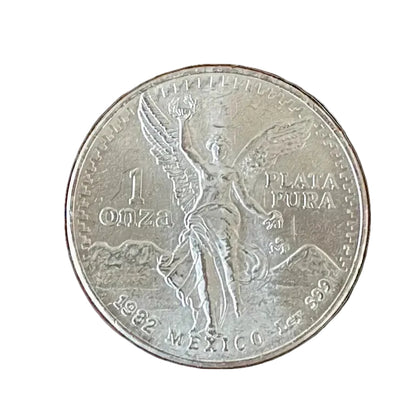1982 Mexico Libertad 1 oz 0.999 Fine Silver Coin | BU