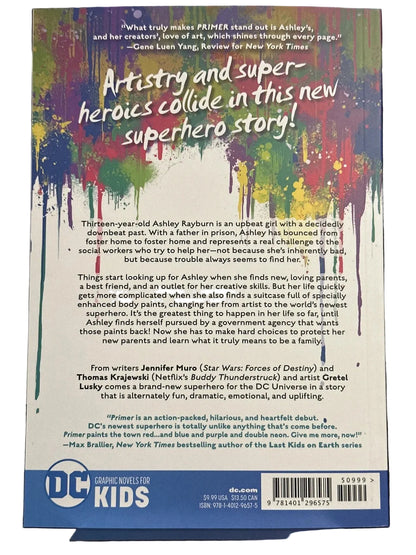 Primer : A Superhero Graphic Novel by Thomas Krajewski and Jennifer Muro 2020 | Seventh Print
