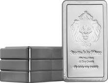 Scottsdale Stacker Lion 10 oz Silver Bar | 0.999 Fine Silver