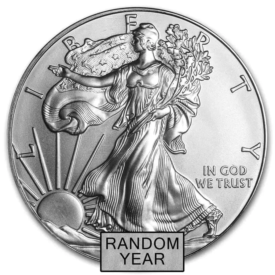 1 oz American Silver Eagle BU (Random Year) | .999 Fine Silver | U.S. Mint