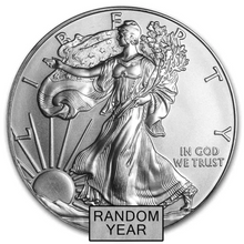 1 oz American Silver Eagle BU (Random Year) | .999 Fine Silver | U.S. Mint