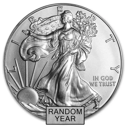 1 oz American Silver Eagle BU (Random Year) | .999 Fine Silver | U.S. Mint