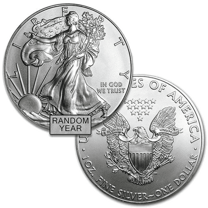 1 oz American Silver Eagle BU (Random Year) | .999 Fine Silver | U.S. Mint