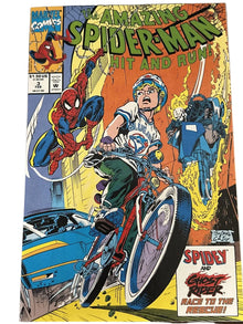 Amazing Spider-Man: Hit and Run! #3 — Spidey & Ghost Rider | 1st Print | Raw High-Grade | Marvel 1992