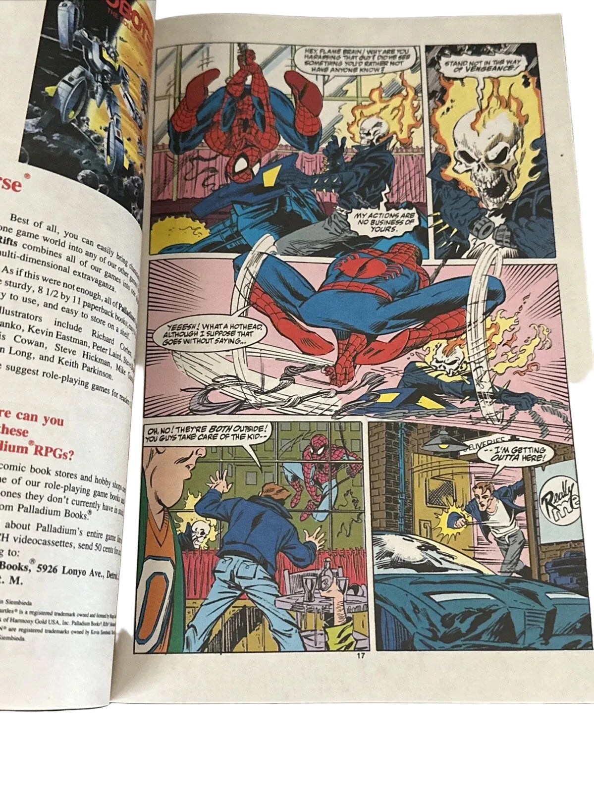 Amazing Spider-Man: Hit and Run! #3 — Spidey & Ghost Rider | 1st Print | Raw High-Grade | Marvel 1992