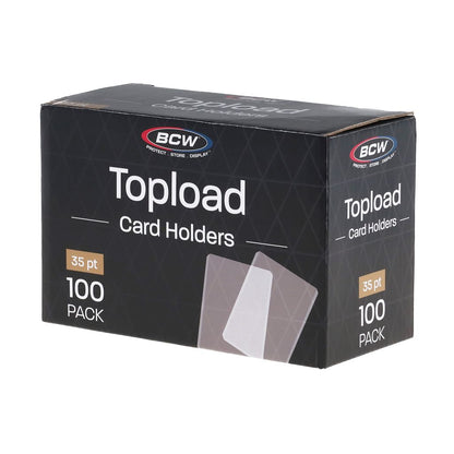 Topload Card Holders 35pt 100 pack | BCW