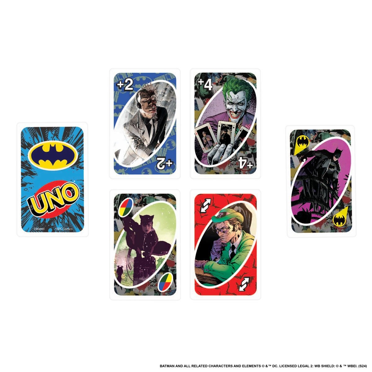Mattel Games UNO Batman Card Game | Family Game Night | 2 - 10 Players