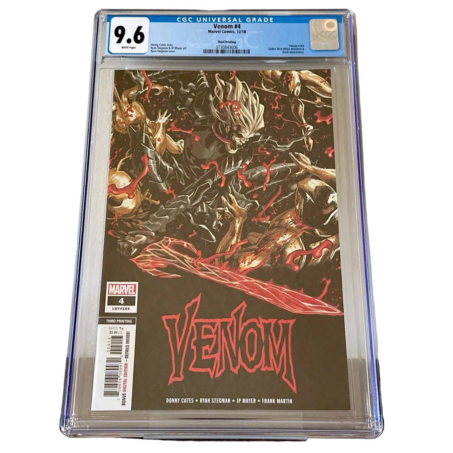 Venom #4 CGC 9.6 Third Printing LGY169 | Donny Cates and Ryan Stegman | Marvel Comics