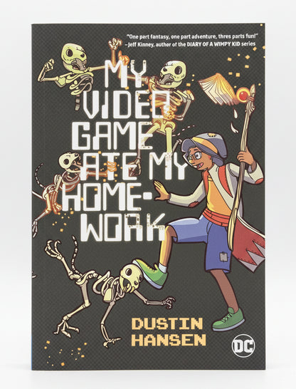 My Video Game Ate My Homework by Dustin Hansen Trade Paperback | First Print