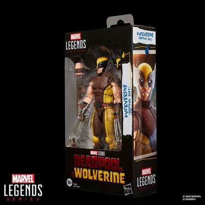 Hasbro Marvel Legends Wolverine (Brown Suit) 6-Inch Action Figure | Deadpool & Wolverine Wave
