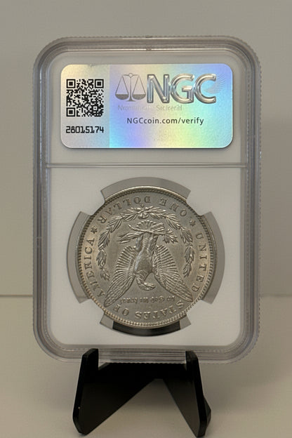 1896-O $1 Morgan Silver Dollar NGC AU 55