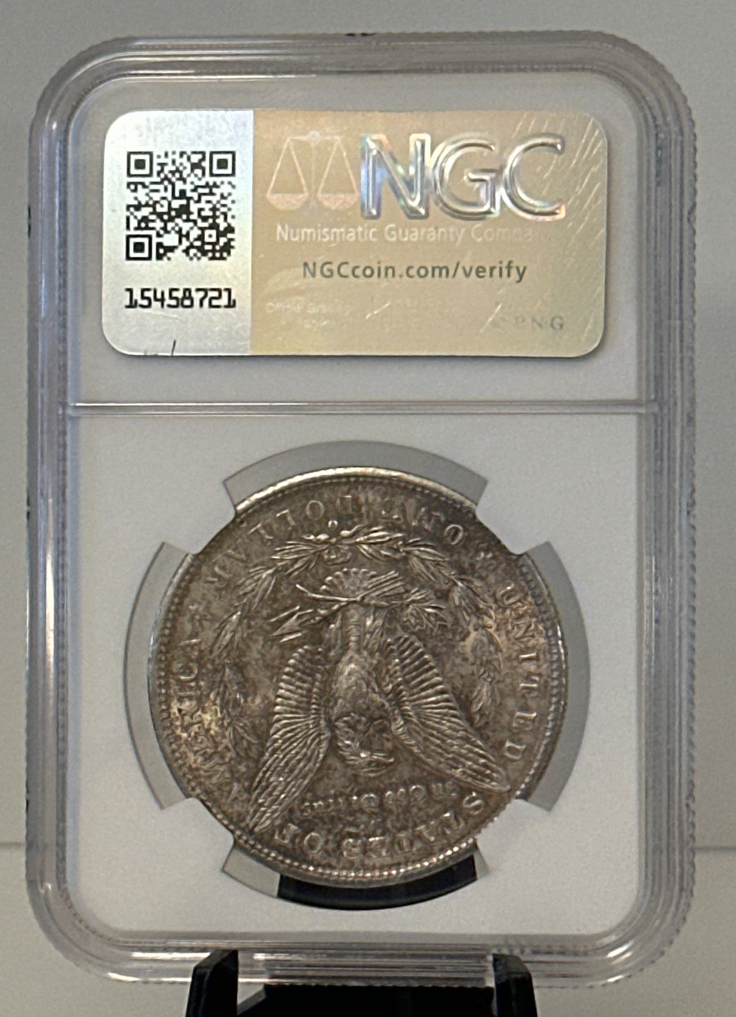 1900-O $1 Morgan Silver Dollar | Reverse Toned | NGC MS61