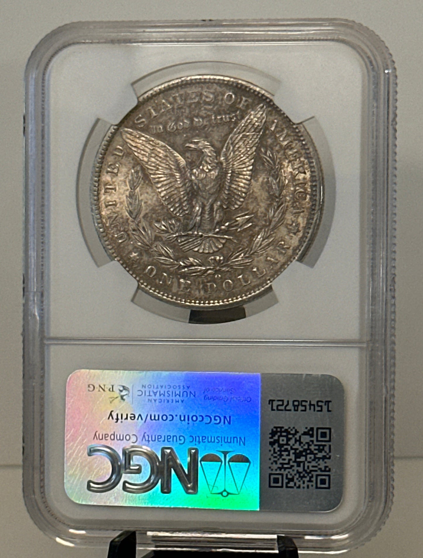 1900-O $1 Morgan Silver Dollar | Reverse Toned | NGC MS61