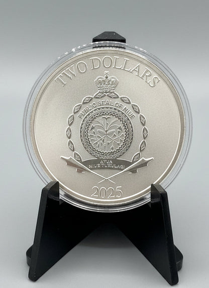 1 oz 0.999 Fine Silver Coin Captain America vs Thanos | NUIE New Zealand Mint